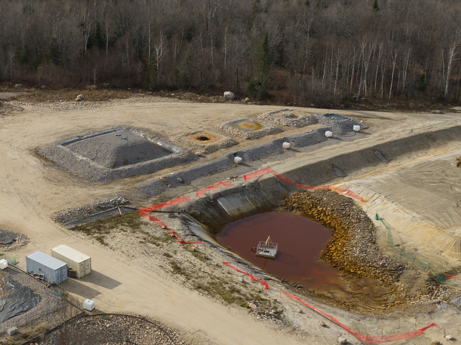 Laboratoire à ciel ouvert cellules de codisposition - mine NMG